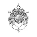 scallop shell  tattoo design idea