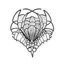 scallop shell  tattoo design idea