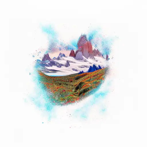 fitz roy tattoo design idea