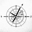 latitude and Longitude coordinates  tattoo design idea