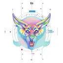 latitude and Longitude coordinates  tattoo design idea