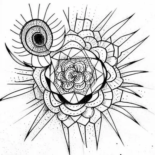 girly tattoo design idea