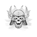 Professional Modern Soldier tattoo design idea