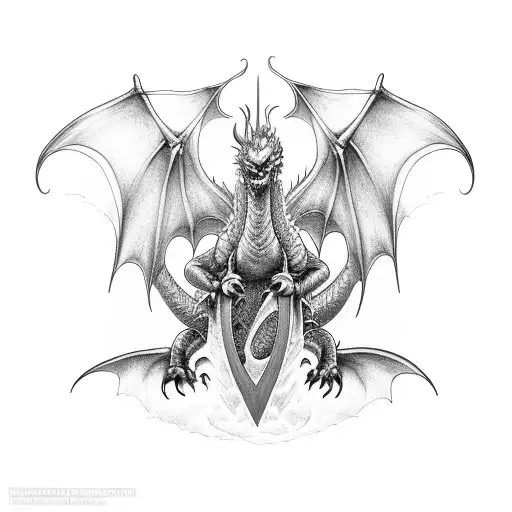 Dragon from httyd tattoo design idea