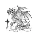 Dragon from httyd tattoo design idea