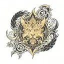 Slavic mythology tattoo design idea