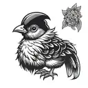 little chick  tattoo design idea