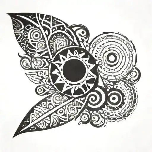 Ojibwe tattoo sleeve tattoo design idea