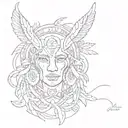 Ojibwe tattoo sleeve tattoo design idea