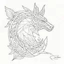 Ojibwe tattoo sleeve tattoo design idea