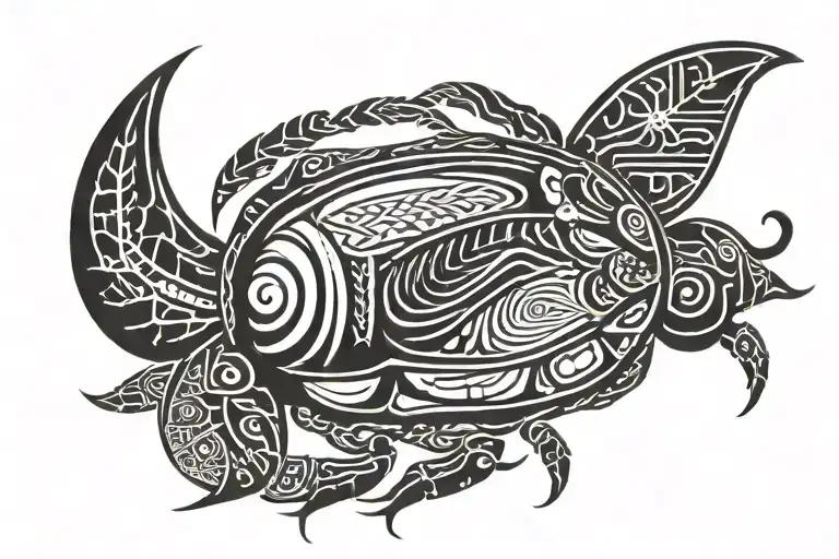 scarab beetle tattoo design idea