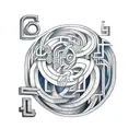labyrinth tattoo design idea