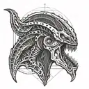 Xenomorph Evolution tattoo design idea