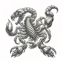 scorpion evil tattoo design idea