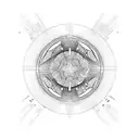 microrealism thin lines tattoo design idea