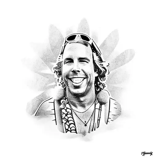 jimmy buffett tribute tattoo design idea