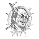 jimmy buffett tribute tattoo design idea