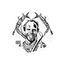 jimmy buffett tribute tattoo design idea