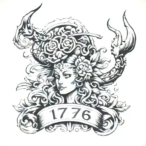 1775 tattoo design idea
