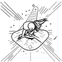 snowboarding  tattoo design idea