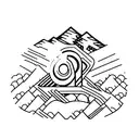 snowboarding  tattoo design idea