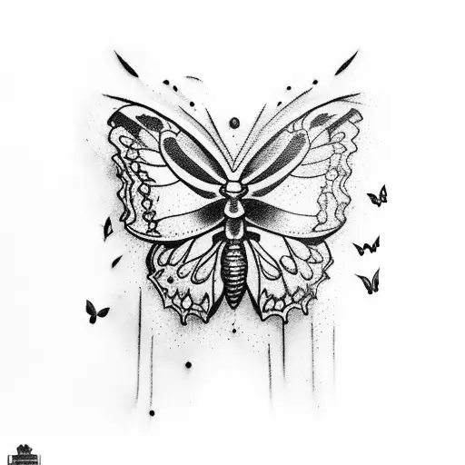 Blackwork Ellie's Tattoo From Last Of Us Part 2 Tattoo Idea - BlackInk  AI