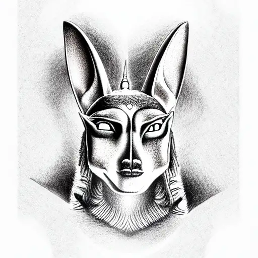 Anubis tattoo design idea