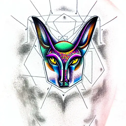 Anubis tattoo design idea