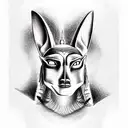 Anubis tattoo design idea
