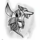 Anubis tattoo design idea