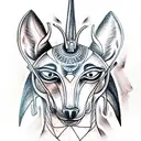 Anubis tattoo design idea