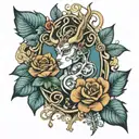 NF tattoo design idea