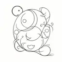 triple moon goddess tattoo design idea