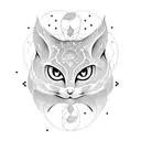 Mew tattoo design idea