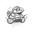 Turtwig tattoo design idea