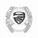 arsenal  tattoo design idea