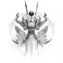 Seraphim tattoo design idea