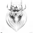 thor tattoo design idea