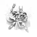 thor tattoo design idea