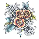 W E M tattoo design idea