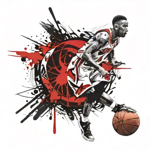 basketball jerseys tattoo design idea