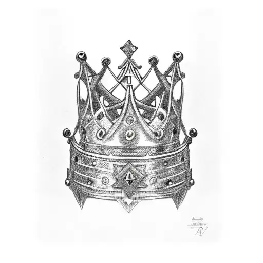Prince's Crown tattoo design idea