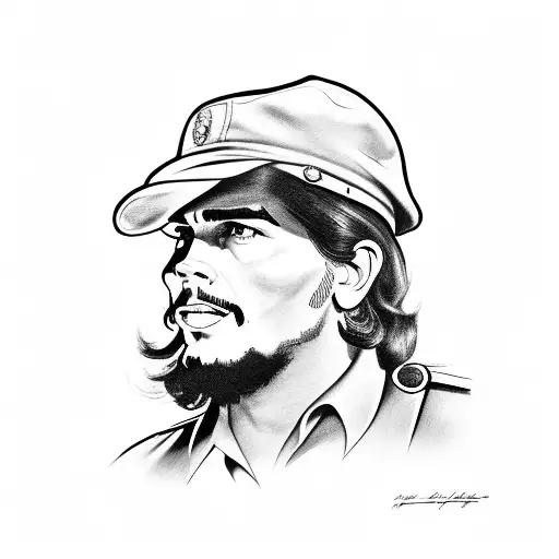 che Guevara's cap tattoo design idea