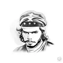 che Guevara's cap tattoo design idea