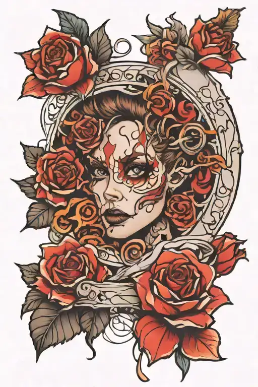 emotionally torn apart tattoo design idea