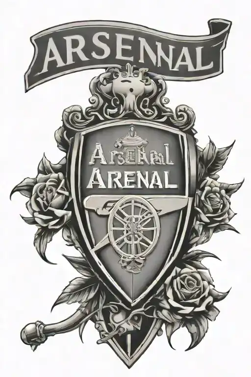 arsenal football  tattoo design idea