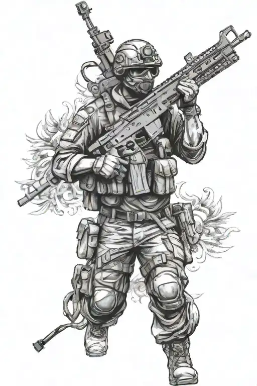 Russian Special Forces tattoo design idea