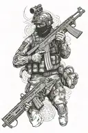 Russian Special Forces tattoo design idea