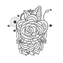 pathway tattoo design idea