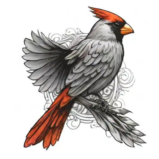 1,251+ Flying Cardinal Tattoo Ideas in 2026 - BlackInk AI